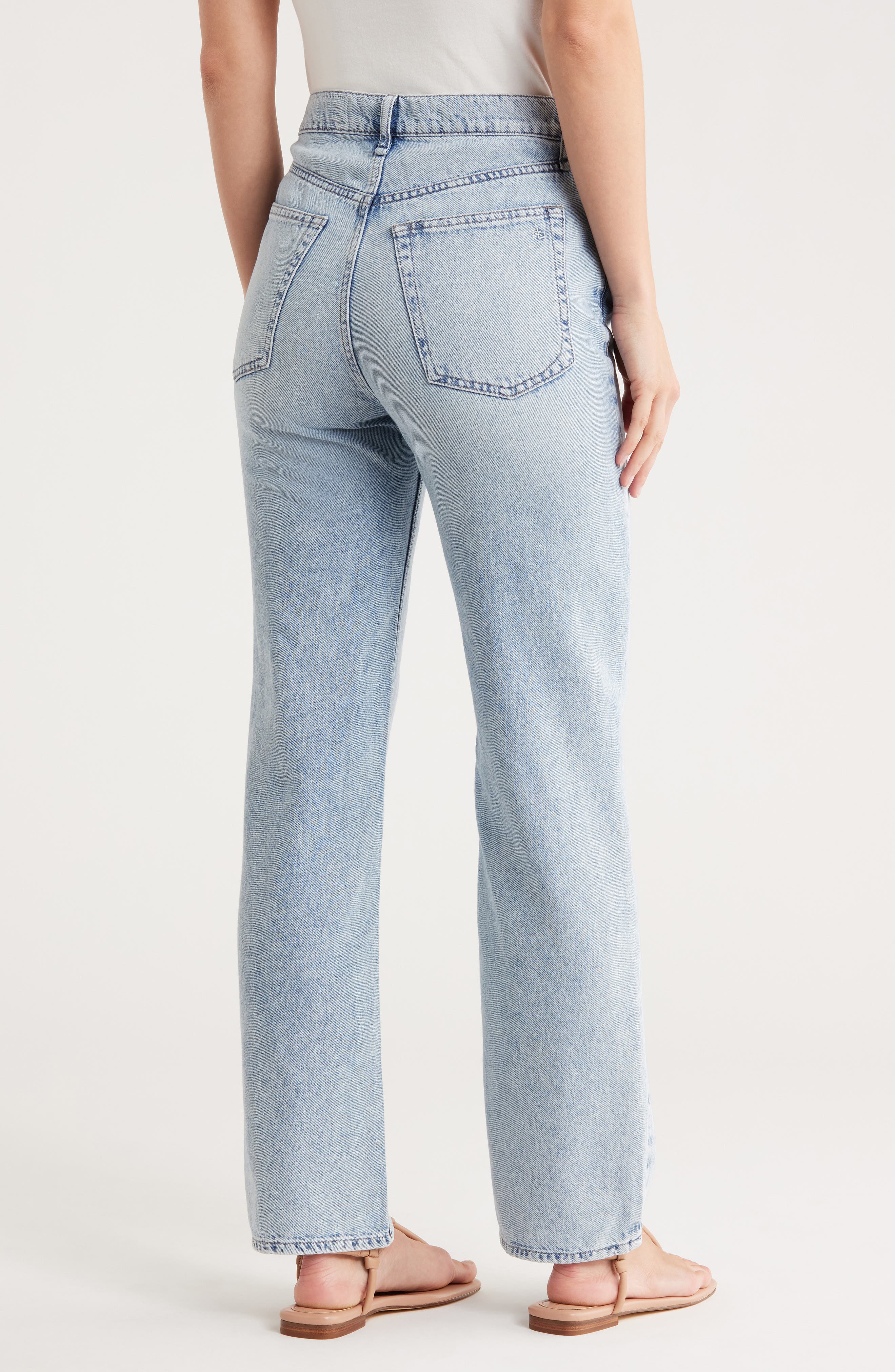 Hattie Mid Rise Straight Leg Jeans - image 2
