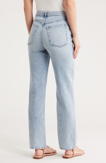 Hattie Mid Rise Straight Leg Jeans