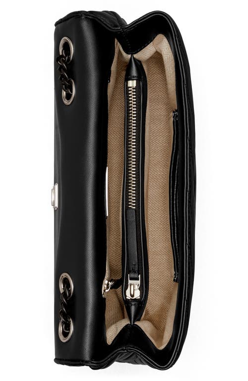 Tory Burch Kira Chevron Powder Coated Convertible Shoulder Bag In Multi