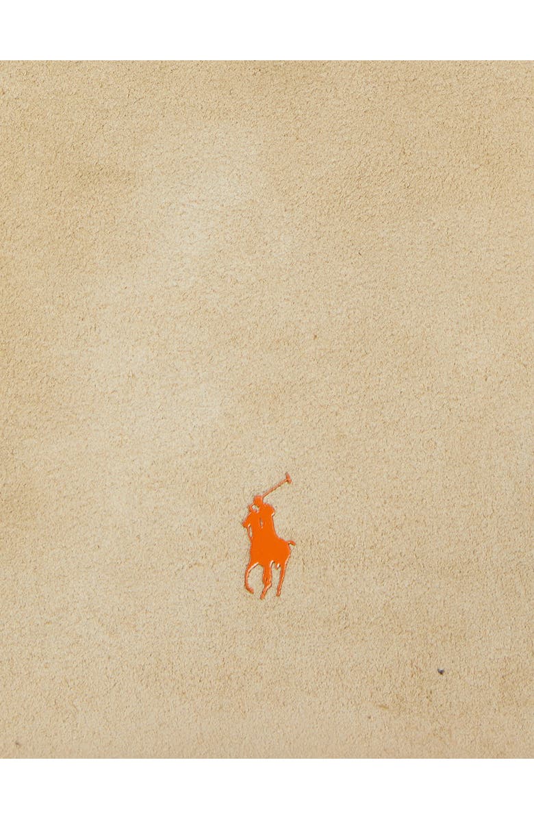 Polo Ralph Lauren Small Play Suede Crossbody Bag, Alternate, color, Cashew