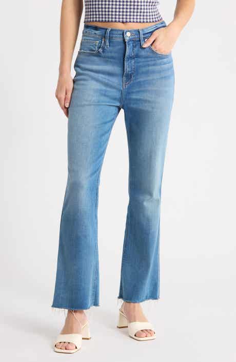 Soft-Tech Good Raw Hem Kick Flare Jeans