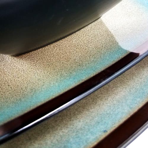 Gibson Elite Tequesta 16-piece Square Dinnerware Set, Taupe In Green