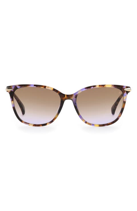 55mm Rectangular Sunglasses