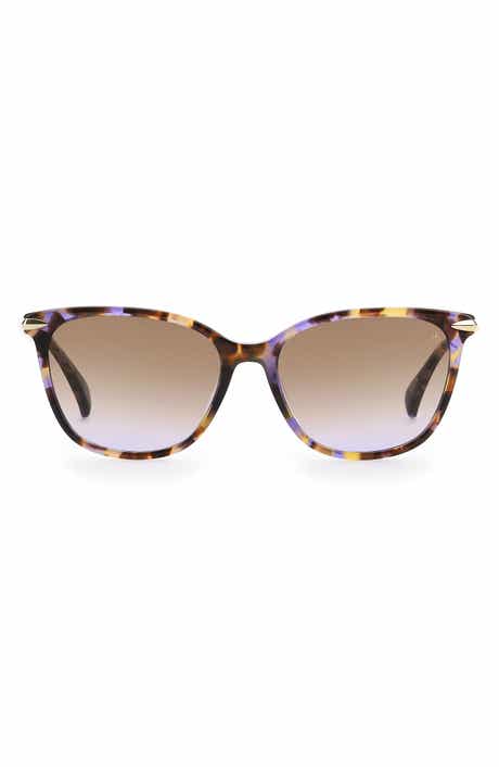 rag & bone 55mm Rectangular Sunglasses