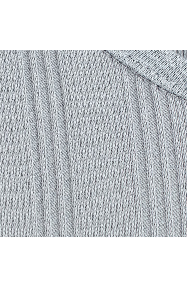 COS Slim-fit Wide-rib Cotton Tank Top, Alternate, color, Gray