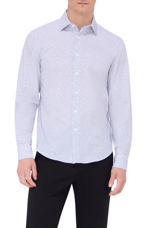 James OoohCotton® Barware Print Button-Up Shirt