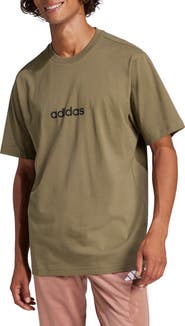 adidas Essentials Linear Jersey Graphic T-Shirt