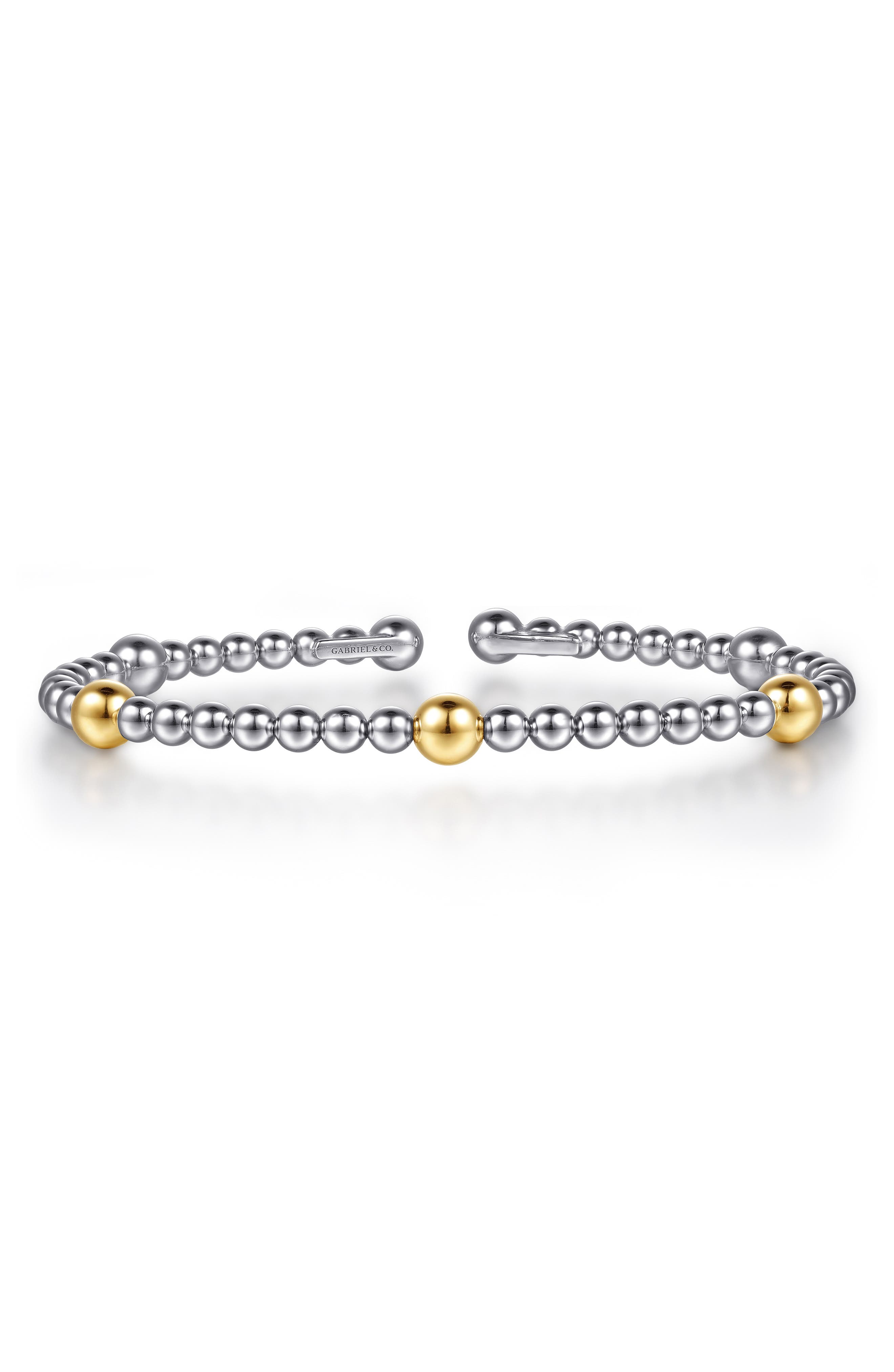 selected SILVER/ 14K YELLOW GOLD