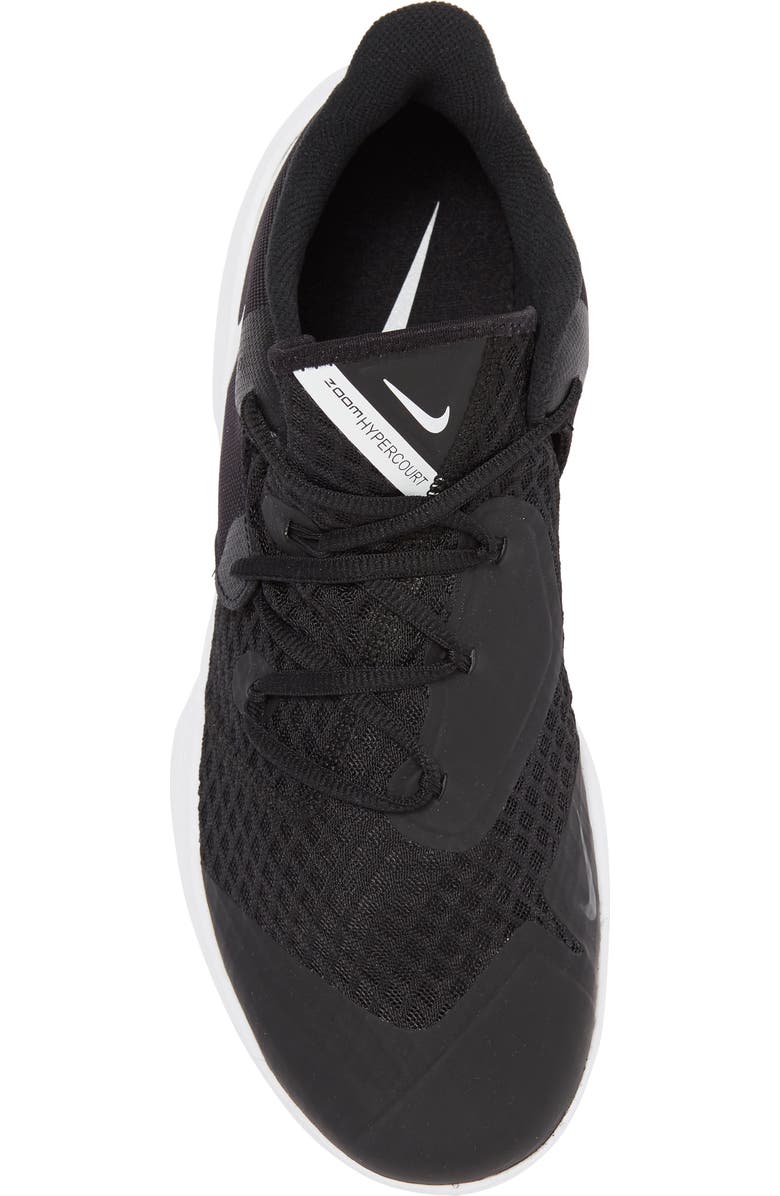 Nike Zoom Hyperspeed Court Sneaker, Alternate, color, Black/ White