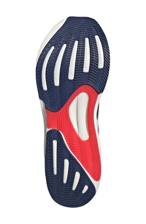 Adidas Originals Mens Adidas Supernova Rise 2 In White/dark Blue/pure Ruby