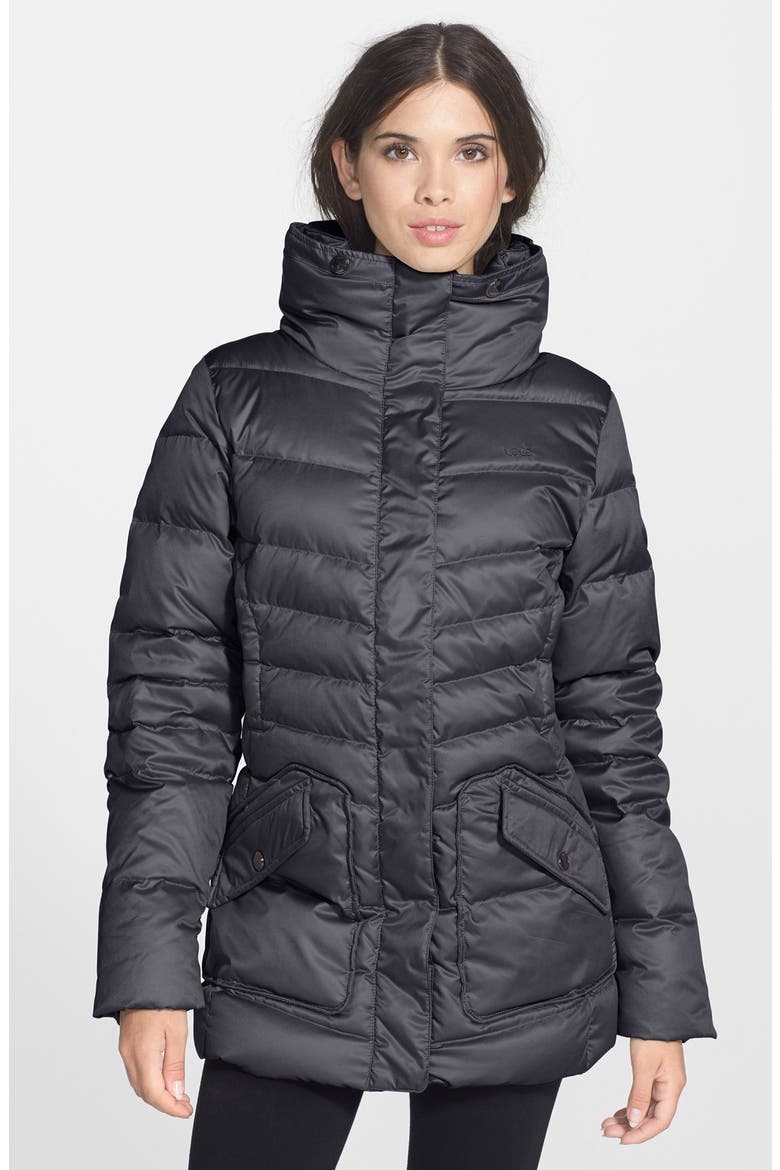'Nicky 2' Quilted Downglow™ Jacket, Main, color, DARK CHARCOAL