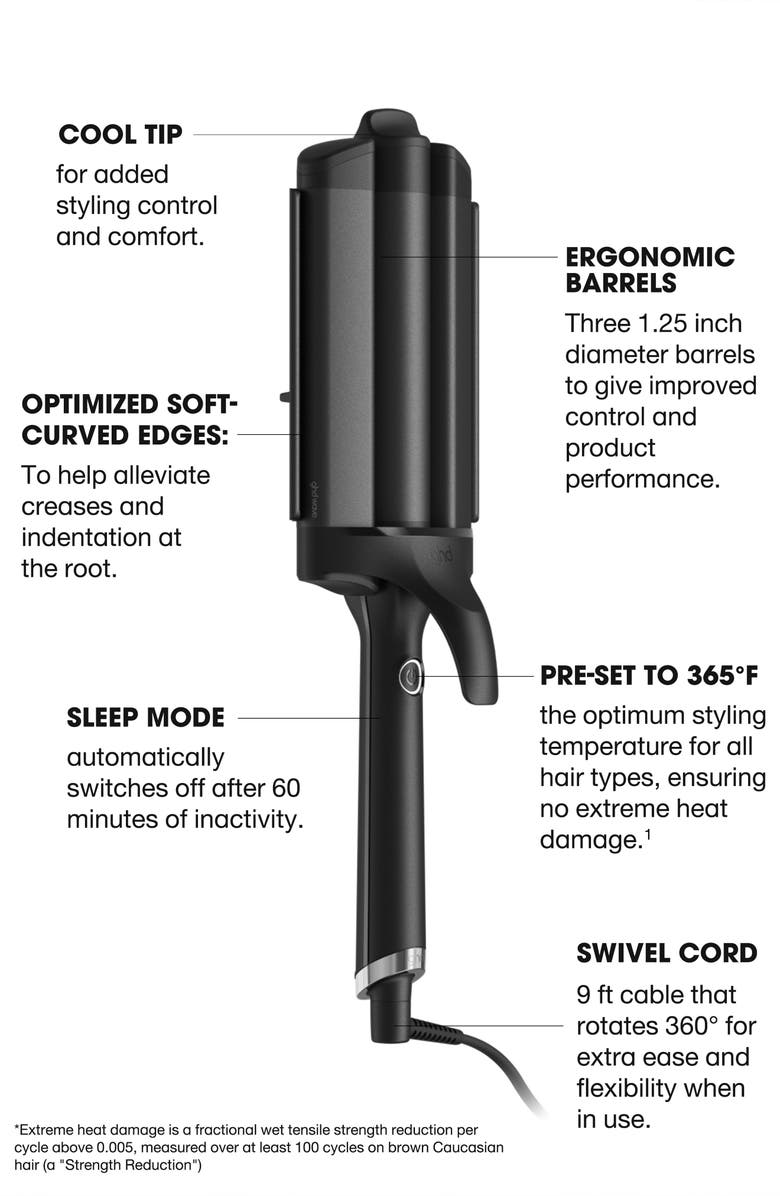 ghd Wave Triple Barrel Waver, Alternate, color, Black