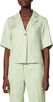 SANDRO sandro Single Button Blouse