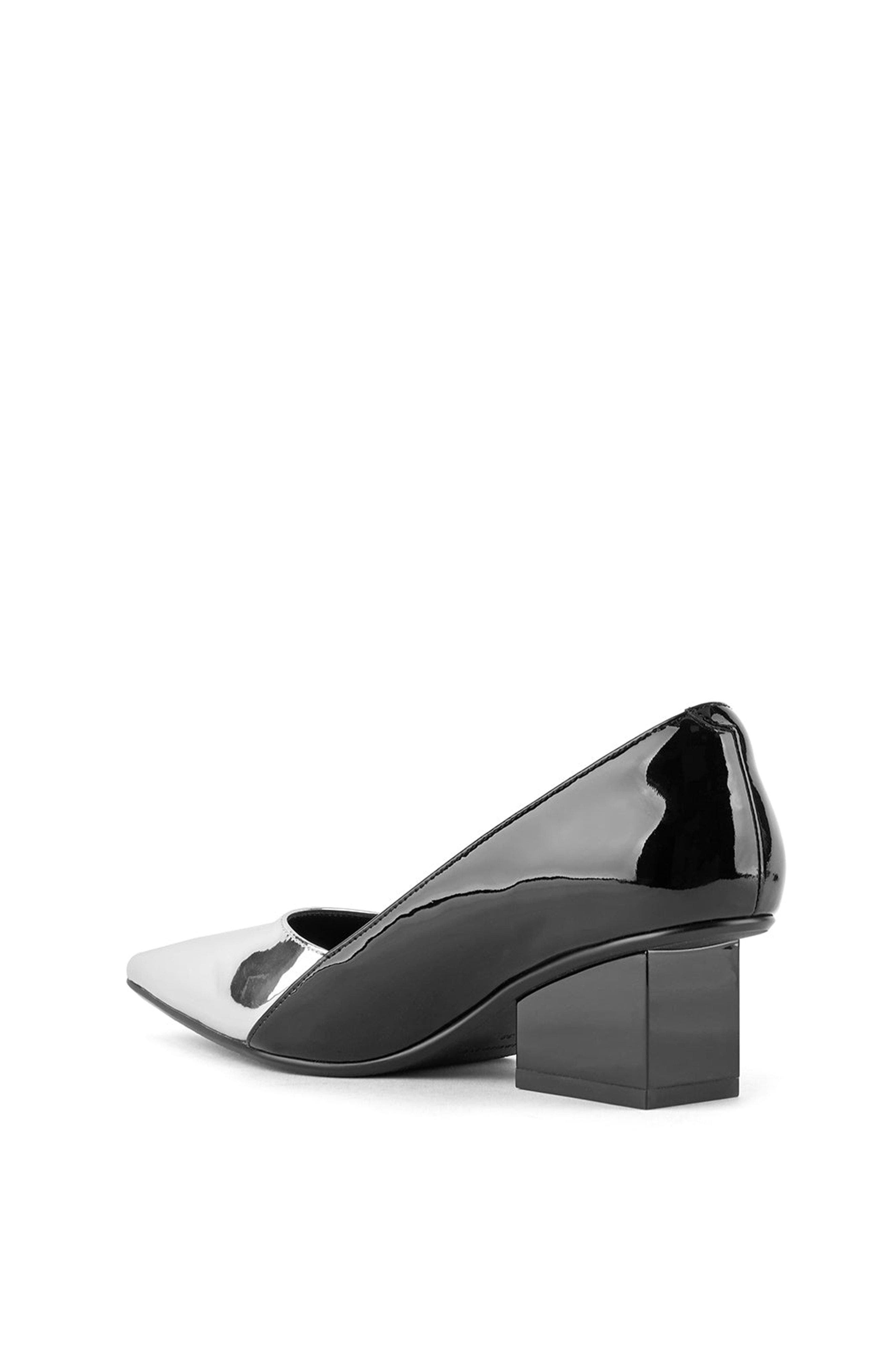 Raila Pump, Alternate, color, Silver + Black