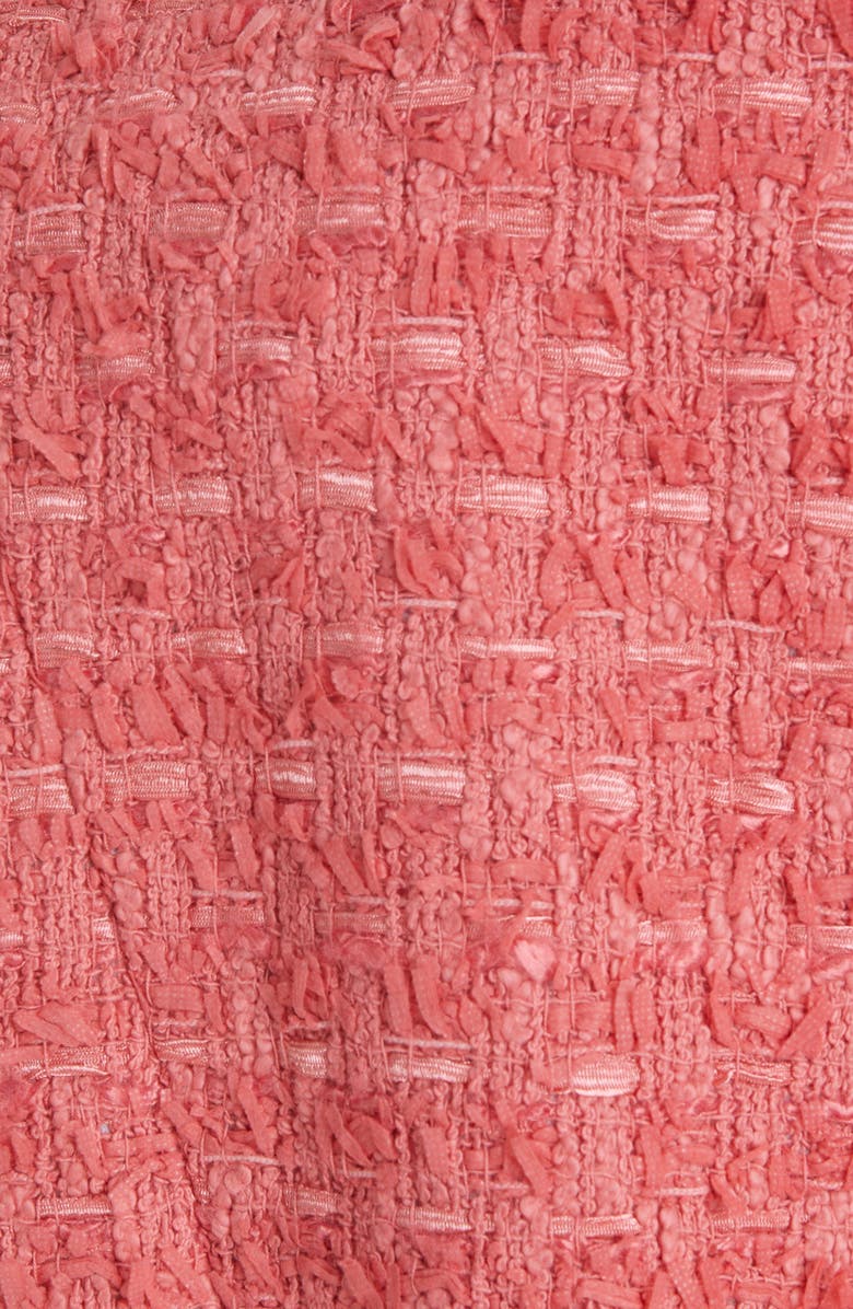 Balmain Six-Button Tweed Jacket, Alternate, color, Rose Salmon