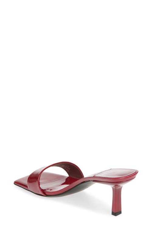 Jeffrey Campbell Capture Slide Sandal In Berry Patent