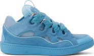 Lanvin Curb Monochrome Suede Sneakers