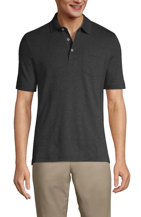 Short Sleeve Cotton Supima Polo Shirt with Pocket