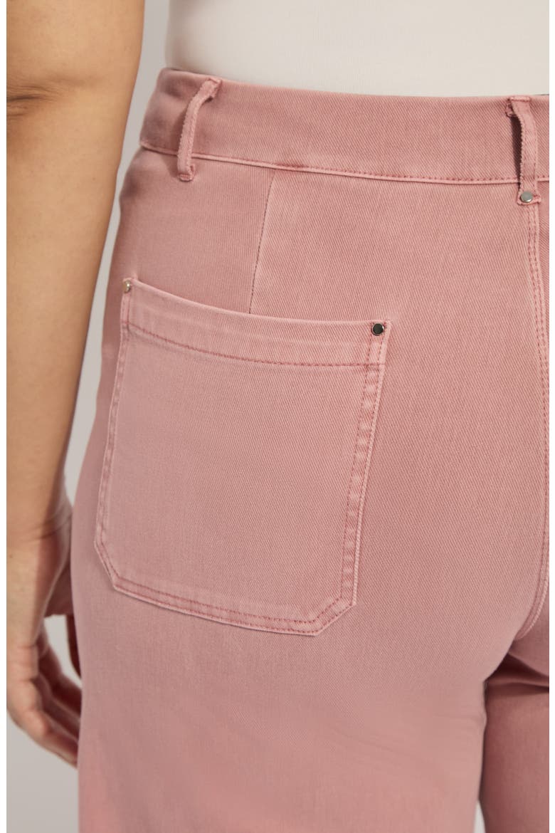 'Lyssentials Erin High Waist Wide Leg Pants, Alternate, color, ANTIQUE WASH MAUVE