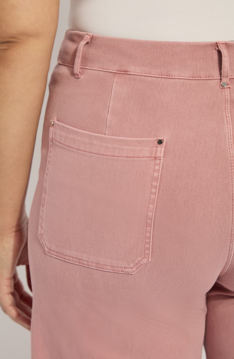 Lysse 'Lyssentials Erin High Waist Wide Leg Pants, Alternate, color, Antique Wash Mauve