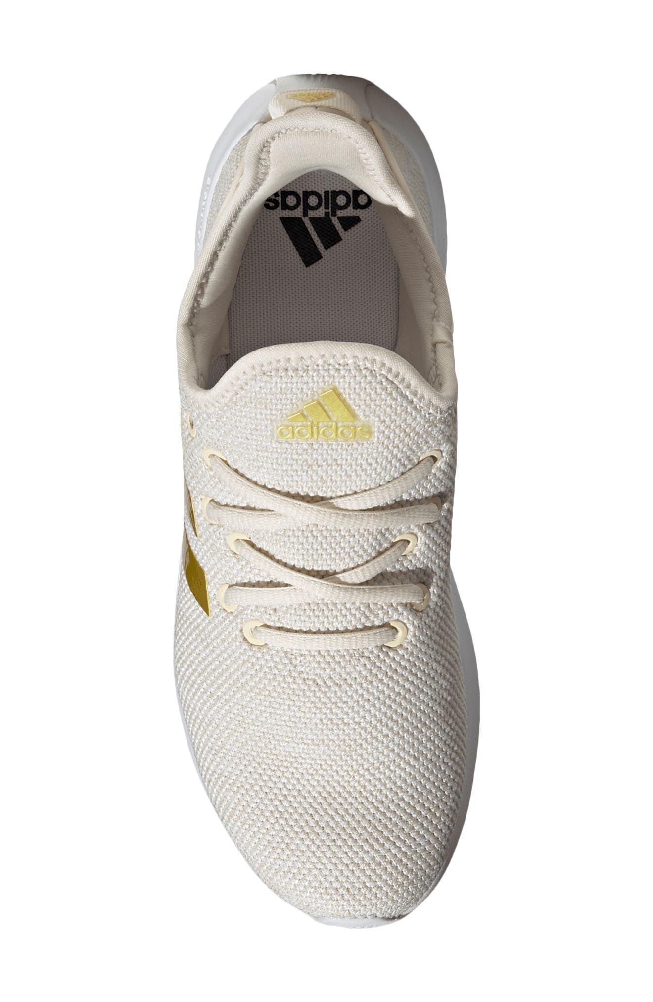 Cloadfoam Pure Running Shoe, Alternate, color, WHITE/ GOLD MET./ WHITE