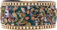 SAACHI Mixed Media Cuff Bracelet
