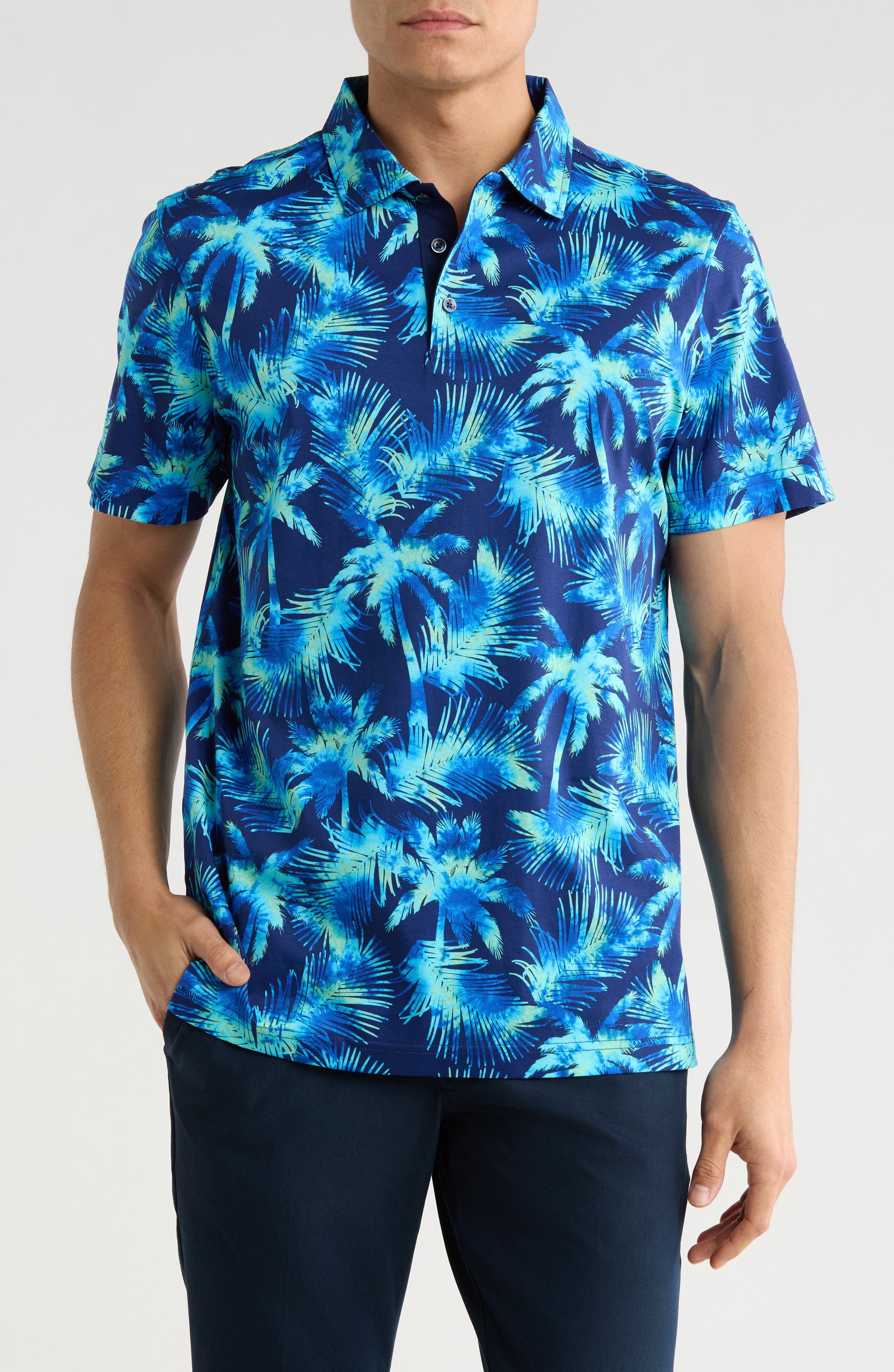 Bugatchi Mercerized Cotton Polo