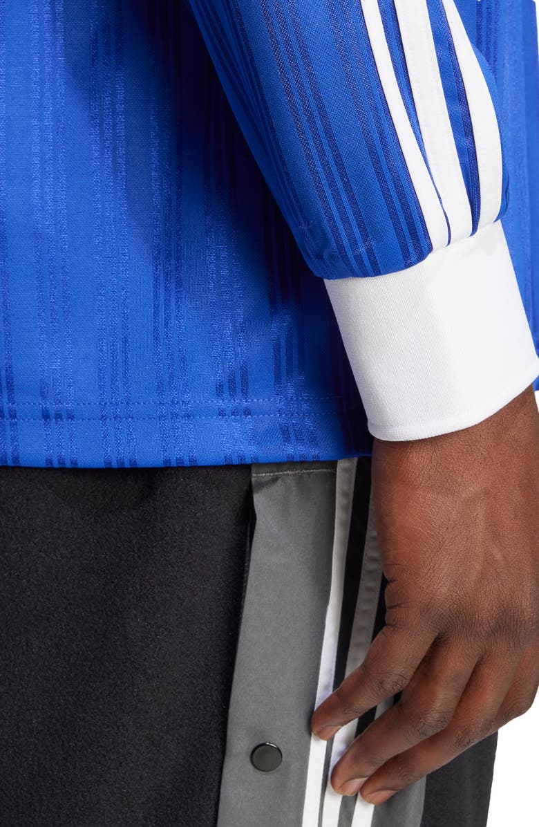 adidas Adicolor Piqué Long Sleeve Soccer T-Shirt, Alternate, color, 