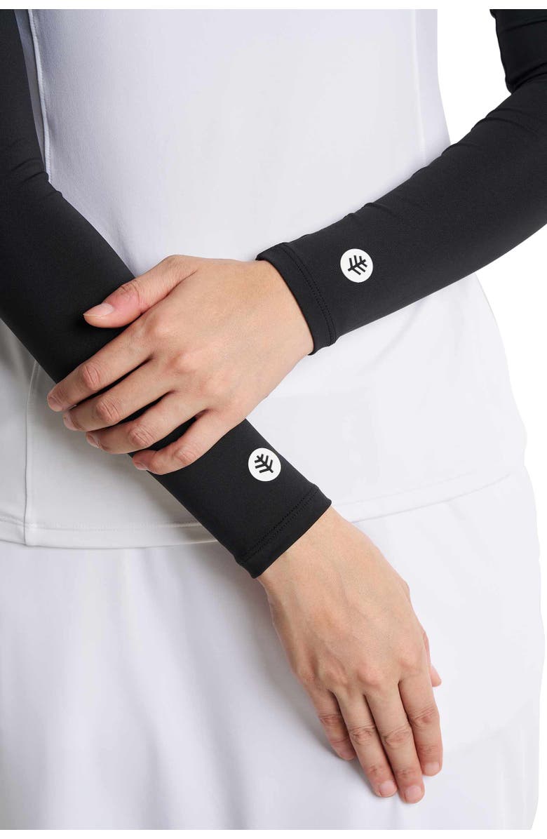 Coolibar Women's Performance Arm Sleeves - UPF 50+ Sun Protection - MaxShield, Alternate, color, Black