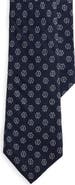 Ralph Lauren Purple Label Linked Diamonds Silk Tie
