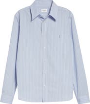 Saint Laurent Classic Stripe Button-Up Shirt