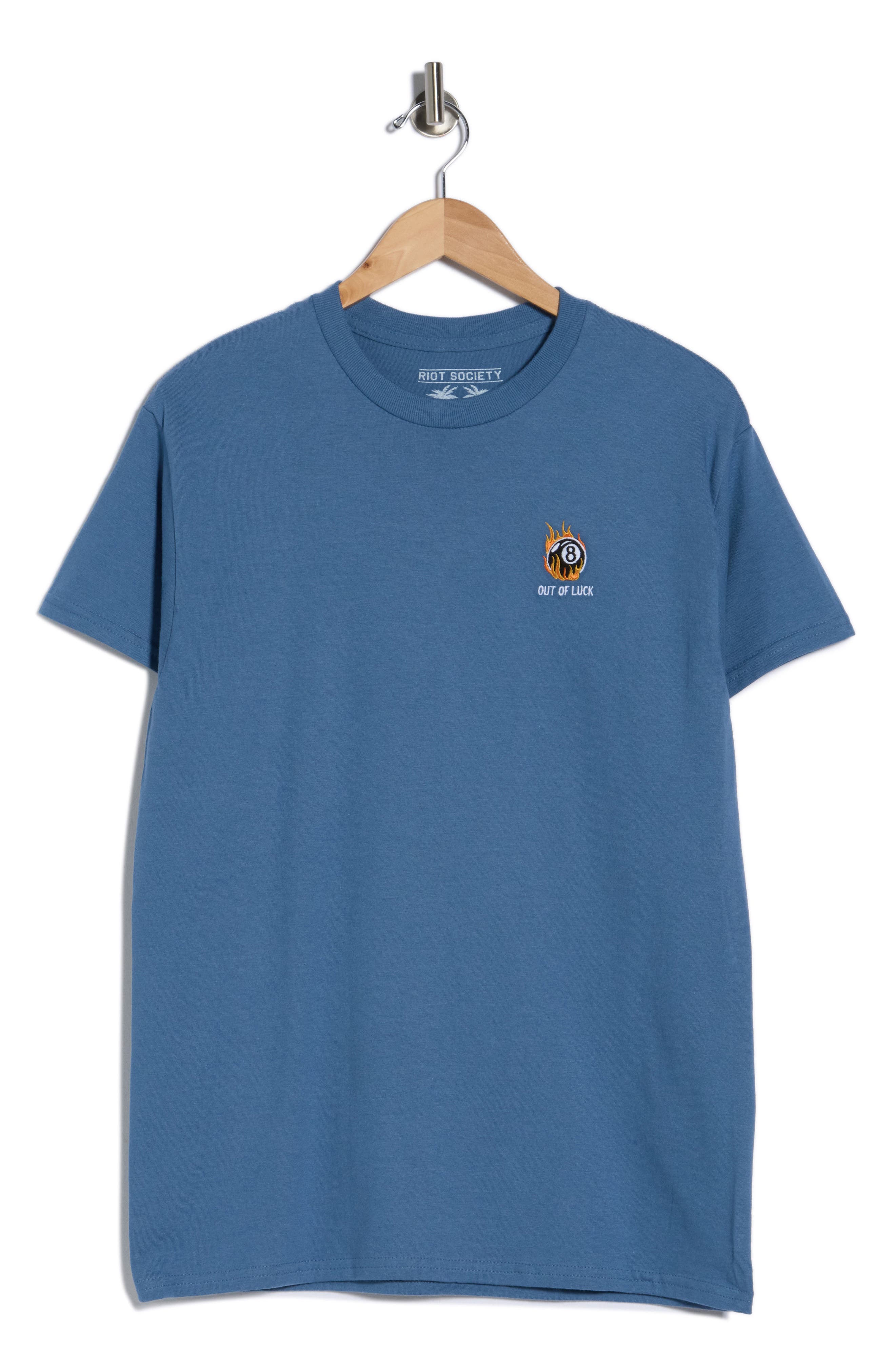 RIOT SOCIETY Out Of Luck 8-Ball Embellished Tee