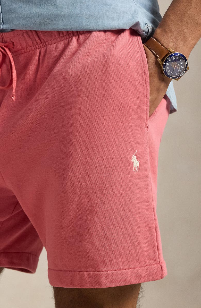 Polo Ralph Lauren French Terry Sweat Shorts, Alternate, color, Red Sky