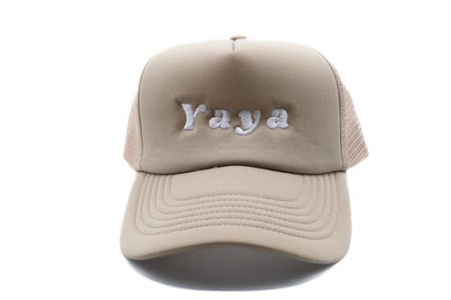 Rey To Z Yaya Foam Trucker Hat In Brown