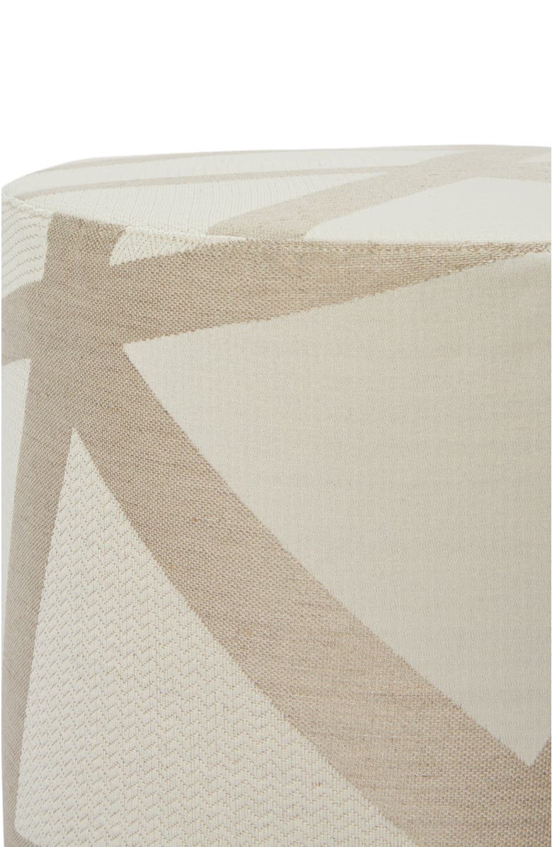 Missoni Home Nastri Relief 40x30 Cm Cylindrical Pouffe, Alternate, color, 