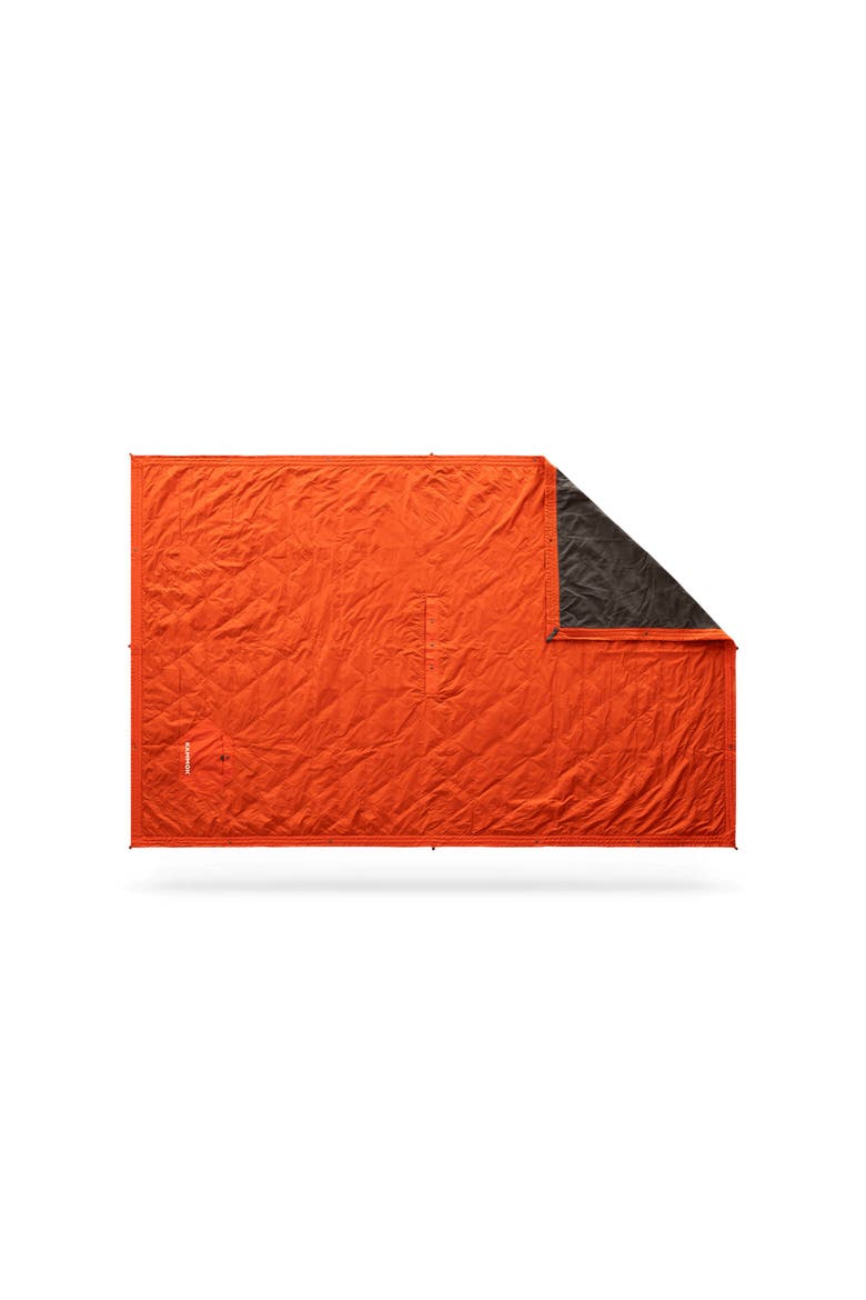 Field Microfleece Blanket, Main, color, Ember Orange