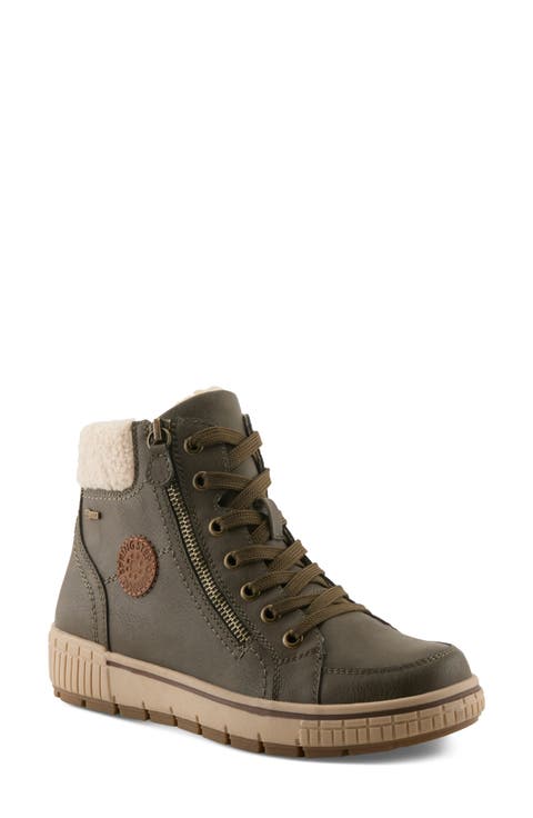 Alps Water Resistant Faux Shearling Sneaker