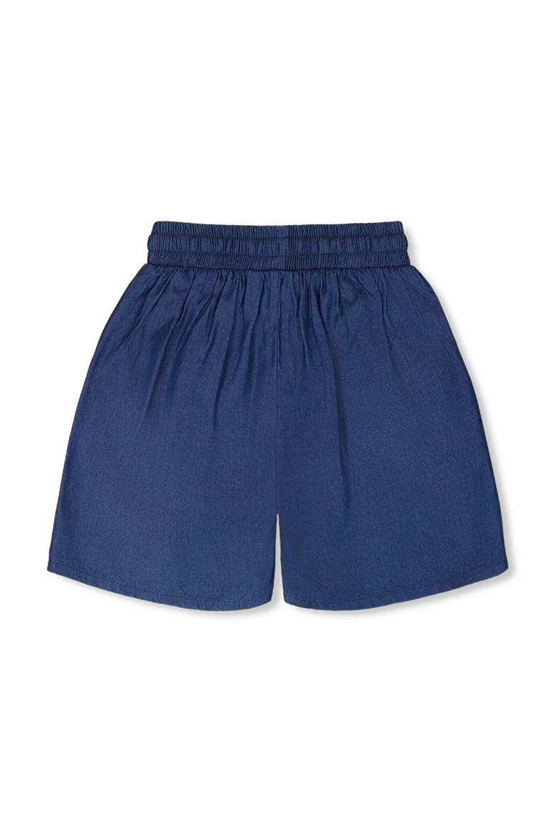 Relaxed Fit Chambray Bermudas, Alternate, color, Bleu Chambray