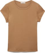 MANGO Crewneck Cotton T-Shirt