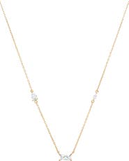 Bearfruit Jewelry Sterling Silver 18k Gold Plated Tressa Necklace Dainty Modern Gift