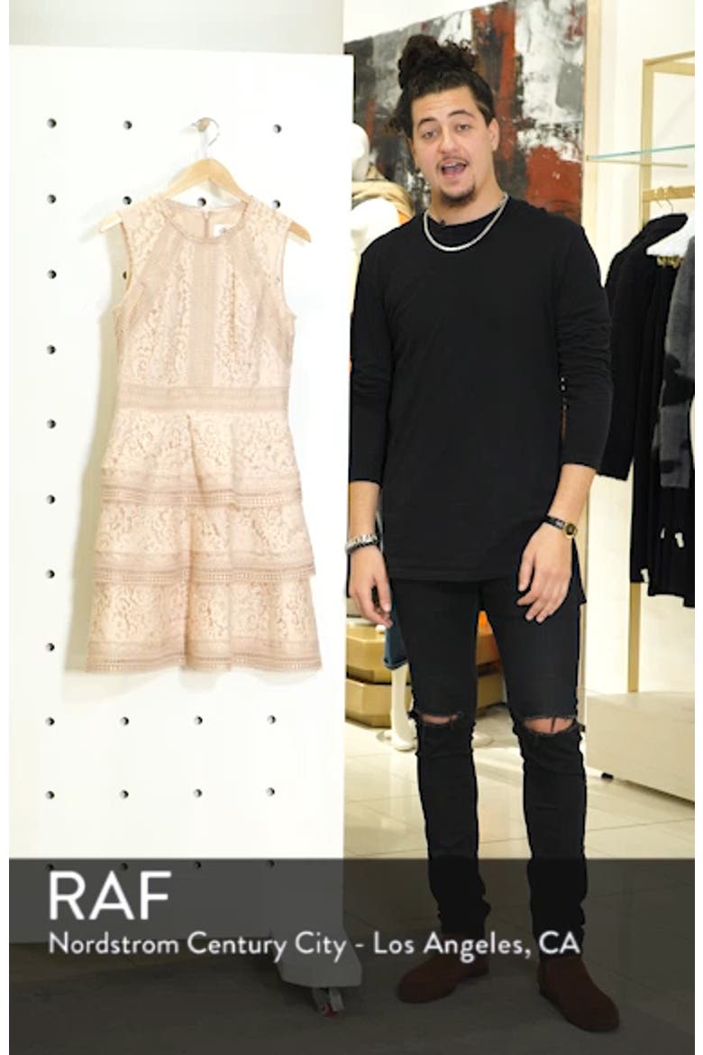 Lace Fit & Flare Dress video