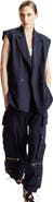 Cynthia Rowley Oversized Double Breasted Vest