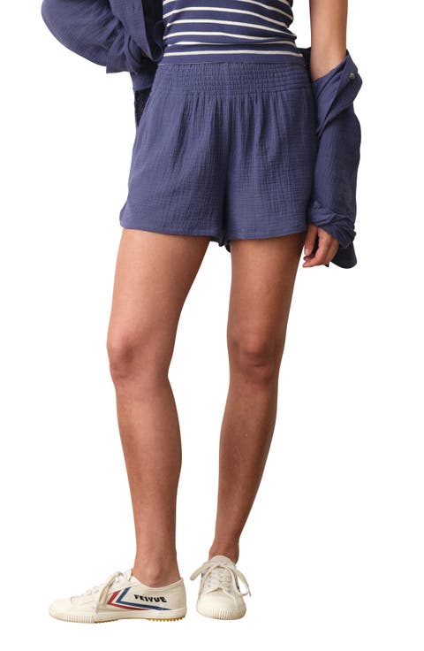 Isla Pull-On Double Cloth Shorts