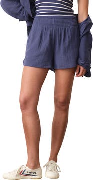 Marine Layer Isla Pull-On Double Cloth Shorts