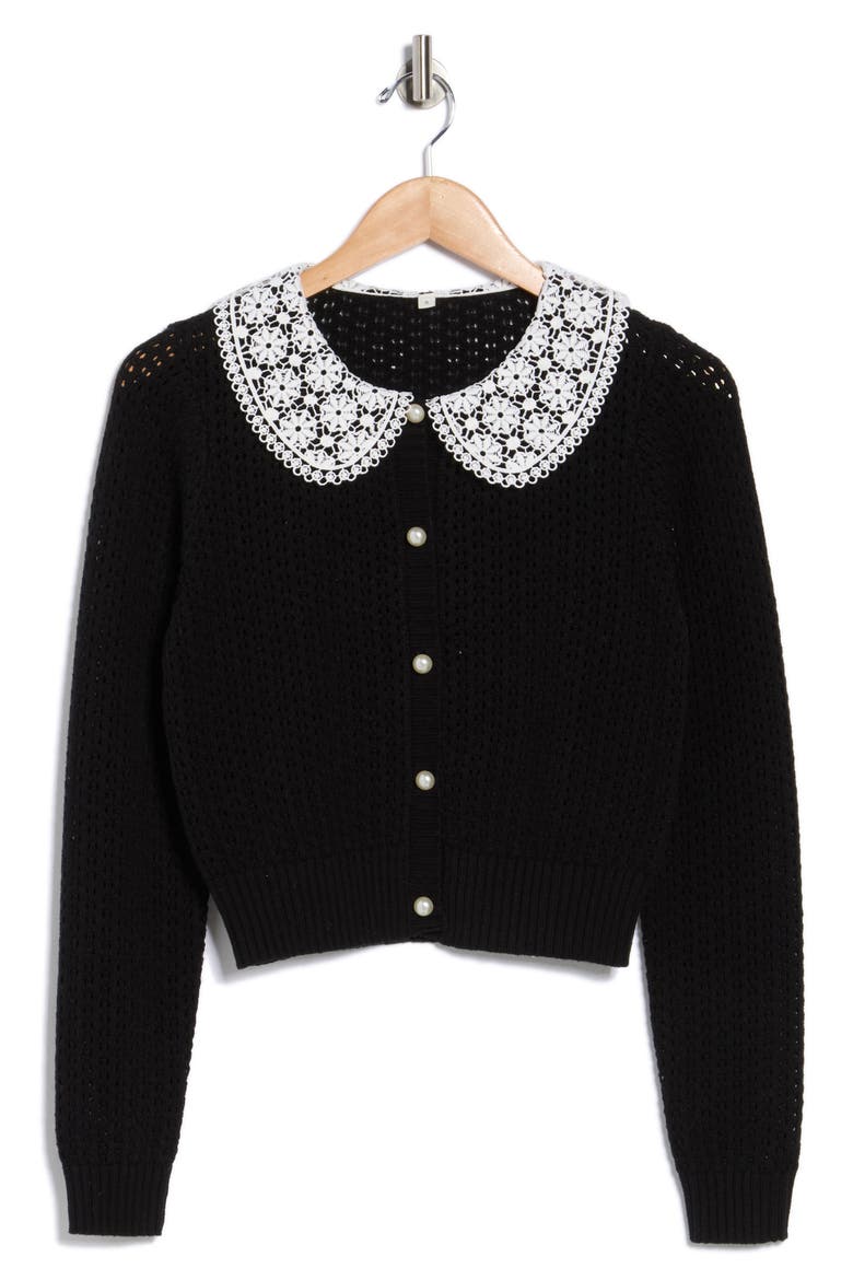 Marcy Cardigan, Alternate, color, BLACK