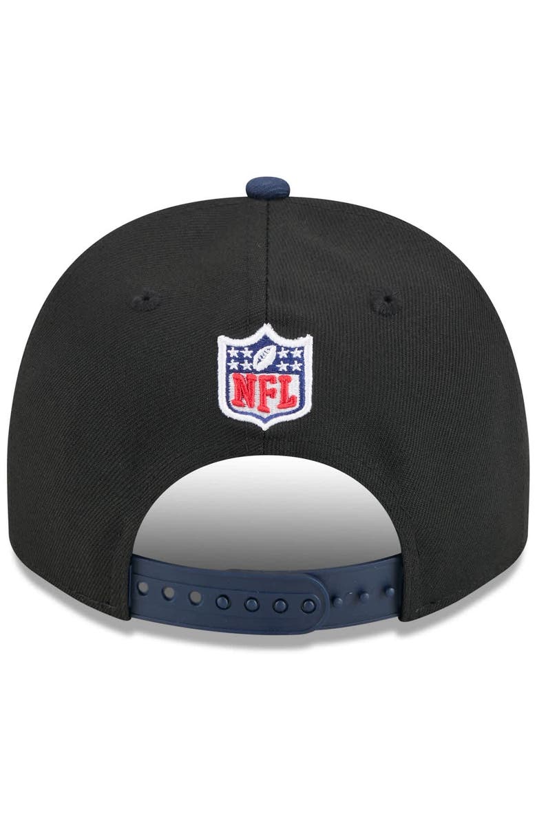 New Era Men's New Era  Black/Navy Tennessee Titans 2025 NFL Draft A-Frame 9FIFTY Snapback Hat, Alternate, color, Black