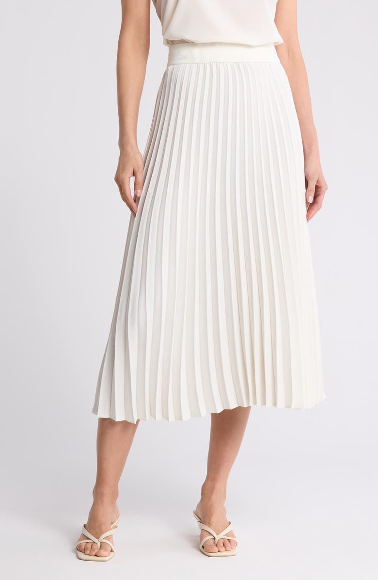 Pleated Midi Skirt