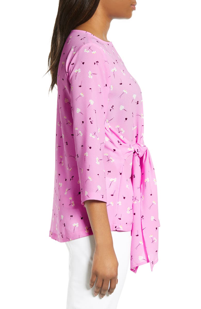 GIBSONLOOK Gibson x International Women's Day Hoang-Kim Tie Front Crepe Top, Alternate, color,