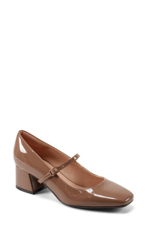 Women's Mary Jane Nude Heels | Nordstrom