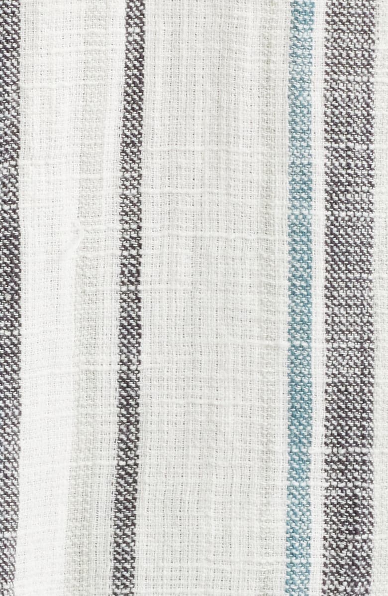 BDG Urban Outfitters Stripe Cotton Gauze Camp Shirt, Alternate, color, 